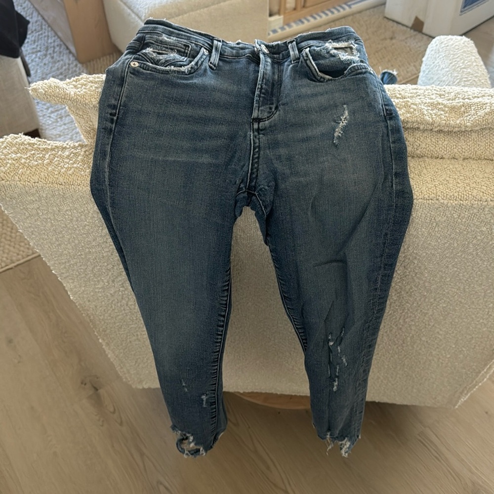 Agolde skinny crop denim